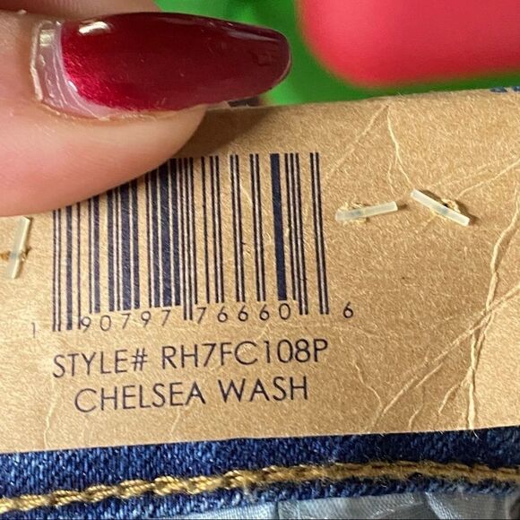 Ruff Hewn | NWT Factory Distressed High Rise Skinny Jeans - Picture 5 of 8